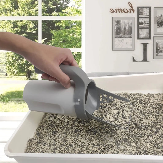 2-in-1 Cat Litter Scoop with Waste Bin
