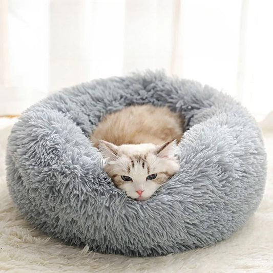 Round Plush Pet Bed