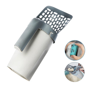 2-in-1 Cat Litter Scoop with Waste Bin
